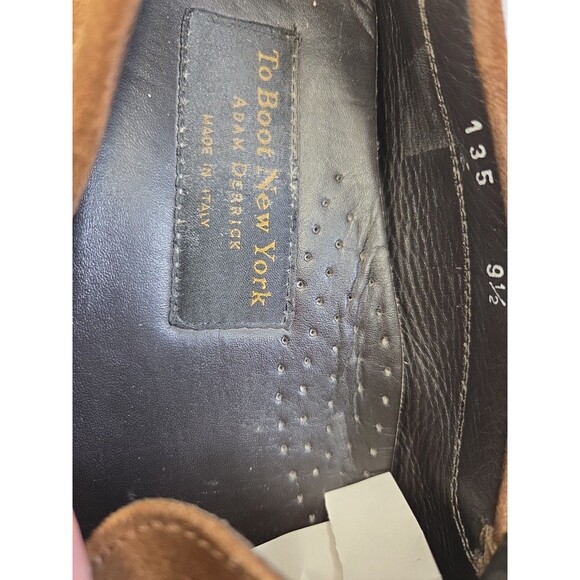To Boot New York Mitchum Brown Suede Moc Toe Penny Loafer Driving Shoes 9.5 - Picture 4 of 10